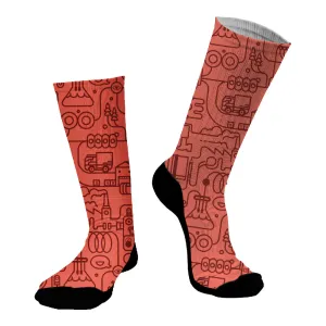 Κάλτσες #doyoudaresocks Digital Printed SuperSport Science (code 70107)