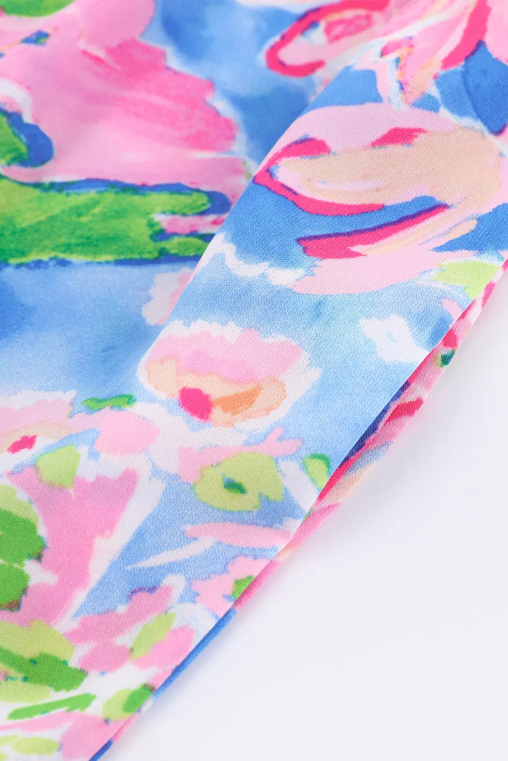 🌸 Floral Smocked Square Neck Jumpsuit with Pockets 🌸