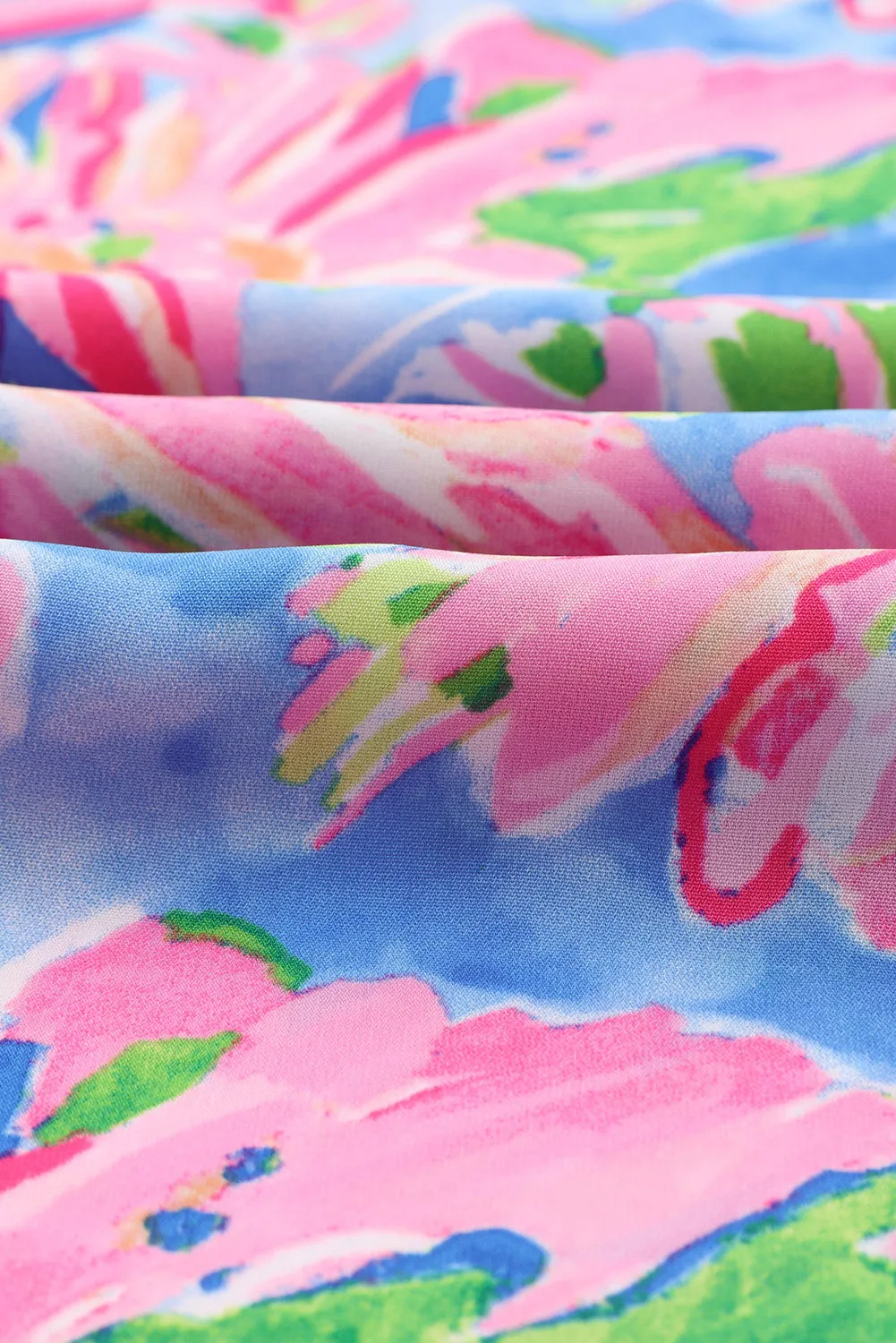 🌸 Floral Smocked Square Neck Jumpsuit with Pockets 🌸
