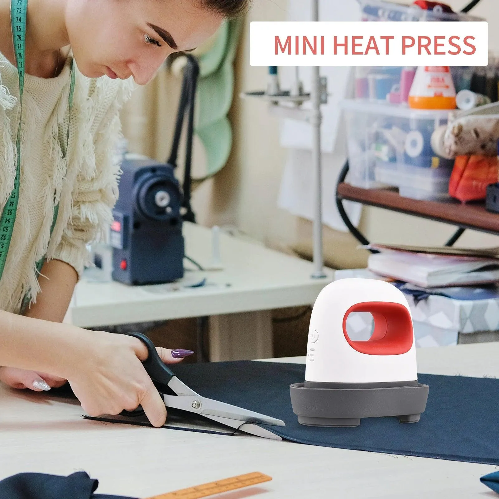 🔥 Mini Heat Press Machine for T-Shirt Printing | Easy Heating Transfer Press Iron Machines for Blanket, Leather, Portable DIY Home Business 🧵✨