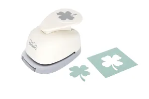 1 inch Clover, Shamrock 2 Lever Action Craft Punch, St. Patrick’s Day Punch for Paper Crafting Scrapbooking