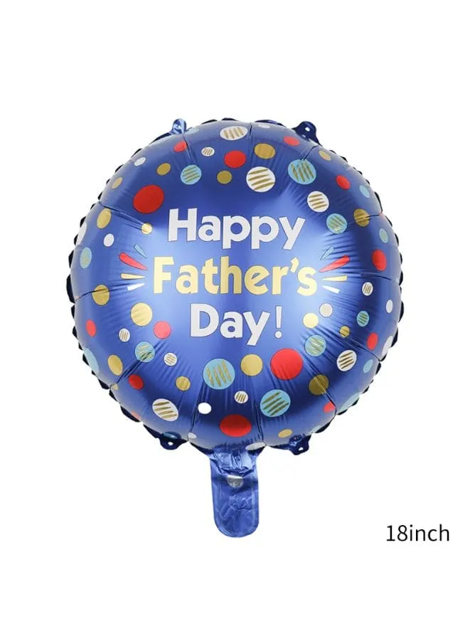 1 pc 18 Inch Party Balloons Large Size Happy Fathers Day Foil Balloon Adult & Kids Party Theme Decorations for Father's Day