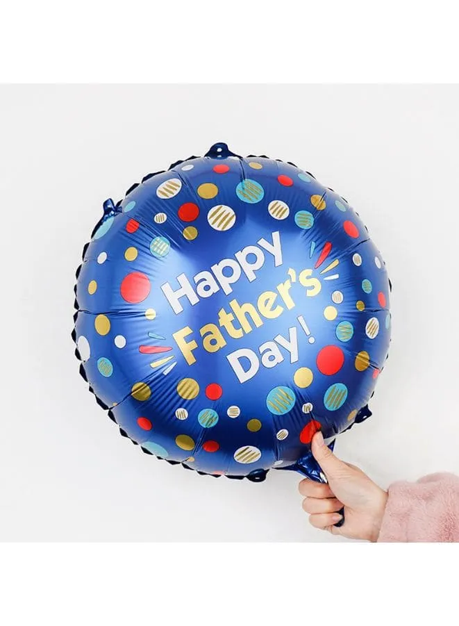 1 pc 18 Inch Party Balloons Large Size Happy Fathers Day Foil Balloon Adult & Kids Party Theme Decorations for Father's Day