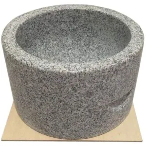 1-Sho Mikage Stone Mini Mochitsuki Usu/Rice Cake Pounding Mortar