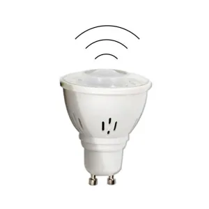 10-Piece PIR GU10 Sensitive Light LED 3W Ceiling Downlight Spotlight 220-240V AC Automatic Lighting Bulb Hotel Ceiling Downlight