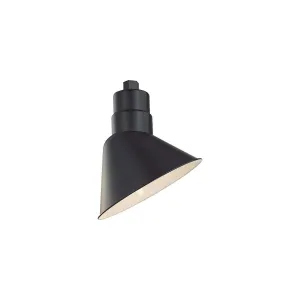 10'' Satin Black Angle Shade