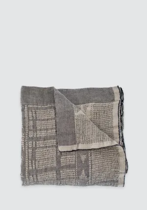 100% Linen Bogolan Bed Throws