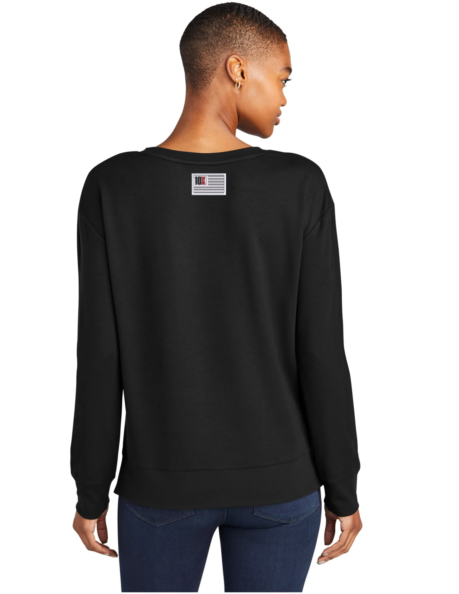 10X Health Ladies Long Sleeve V-Neck
