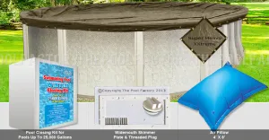 12'x18' Oval Super Heavy XXtreme Closing Package (WideMouth Plate)