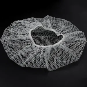 1416 Shower caps, Reusable Chef Hats for Kitchen Service Food Service Cap Breathable Mesh Elastic Waiter Hats for Workshop, Factory