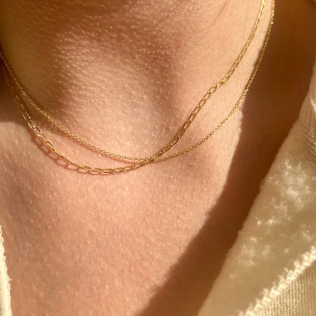 14K Cable Chain (ready to ship option)*