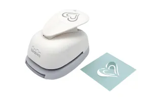 1.5 inch 3D Heart punch, Valentine’s Day Punch, Lever Action Craft Punch for Paper Crafting Scrapbooking