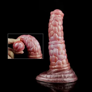 18cm Bump Texture Soft Silicone Animal Dildo