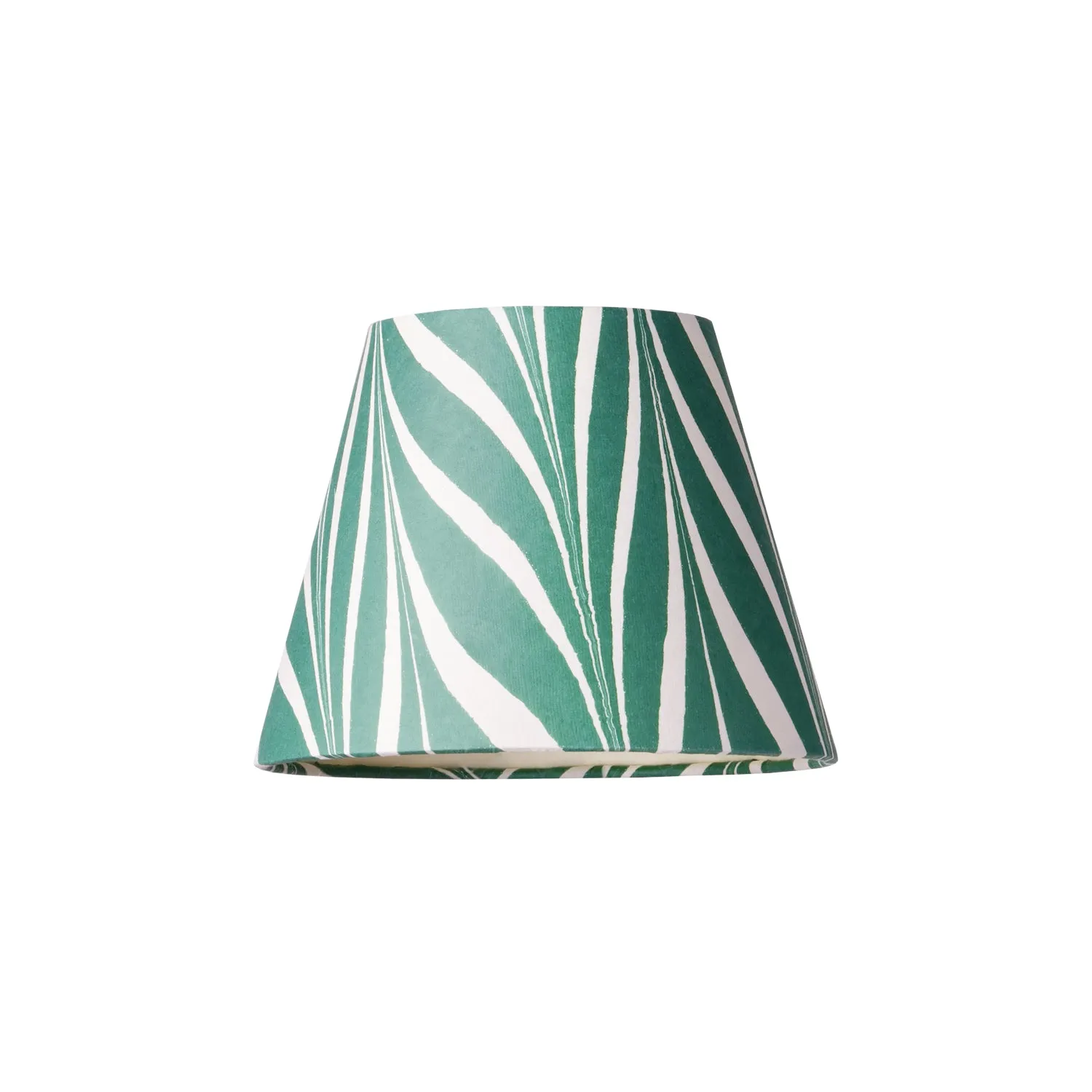 18cm pendant shade in green Savio hand made marble paper