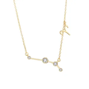 18K Gold Plated Zodiac Constellation Necklace