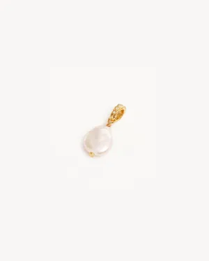 18k Gold Vermeil Embrace Stillness Pearl Annex Necklace Pendant