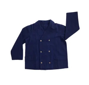 1960's Navy French "Workwear"  Overshirt /Jacket  4-5Y