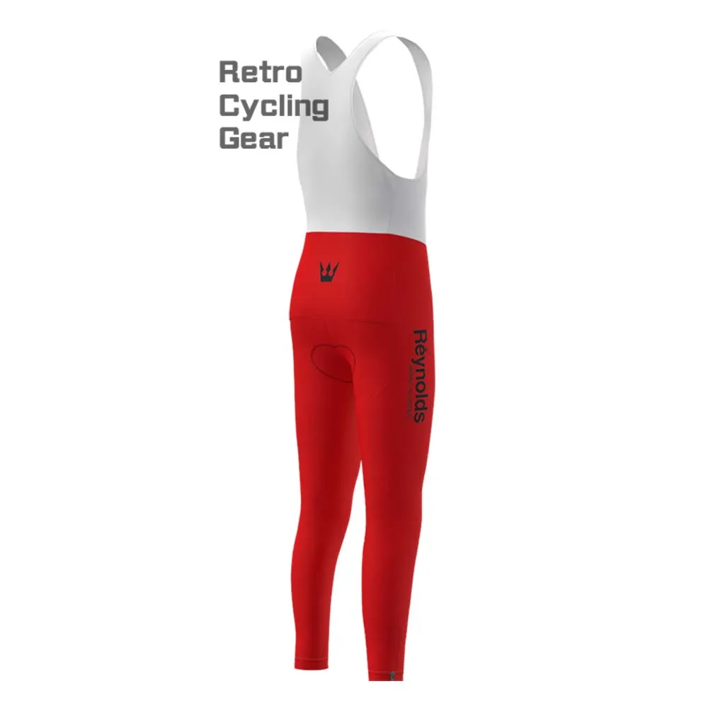 1980s red Reynolds Retro Bib Cycling Pants
