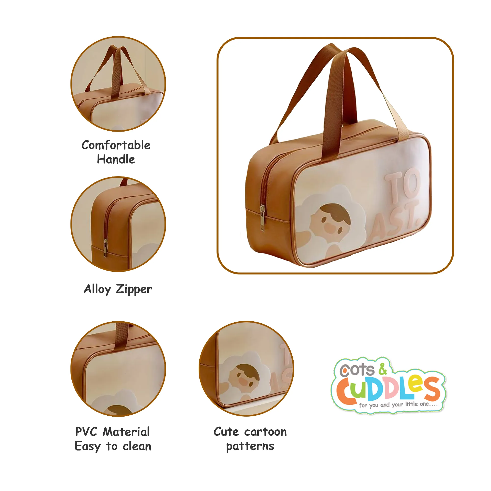 1pc - Multipurpose 3-Size Washbags for Complete Organizational Solution