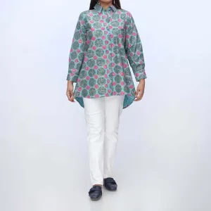 1PC-Printed Cambric Top PW3121