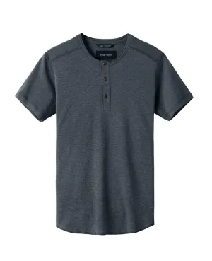 1x1 Slub Short Sleeve Henley Shadow