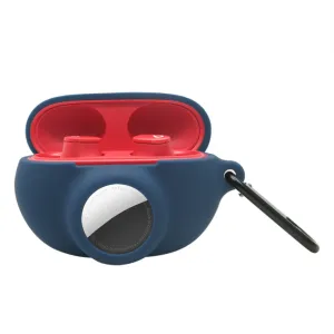 2-in-1 silicone protective case for Beats Studio Buds / AirTags - Midnight Blue