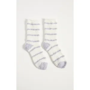 2 Pack Plush Socks in Dusty Denim