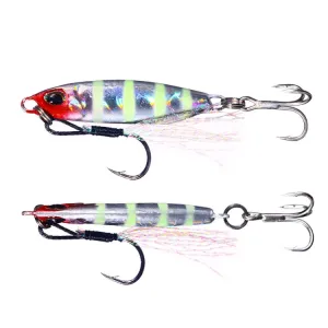 2 PCS HENGJIA Shore Casting Lead Fish Long-distance Casting Sinker Double Hook Lure, Size: 16g(8)