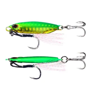 2 PCS HENGJIA Shore Casting Lead Fish Long-distance Casting Sinker Double Hook Lure, Size: 32g(1)