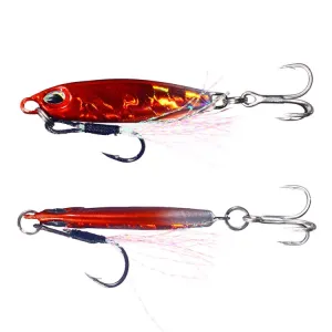 2 PCS HENGJIA Shore Casting Lead Fish Long-distance Casting Sinker Double Hook Lure, Size: 32g(4)