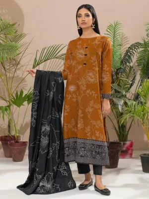 2 Piece Khaddar Suit-Printed (Unstitched)