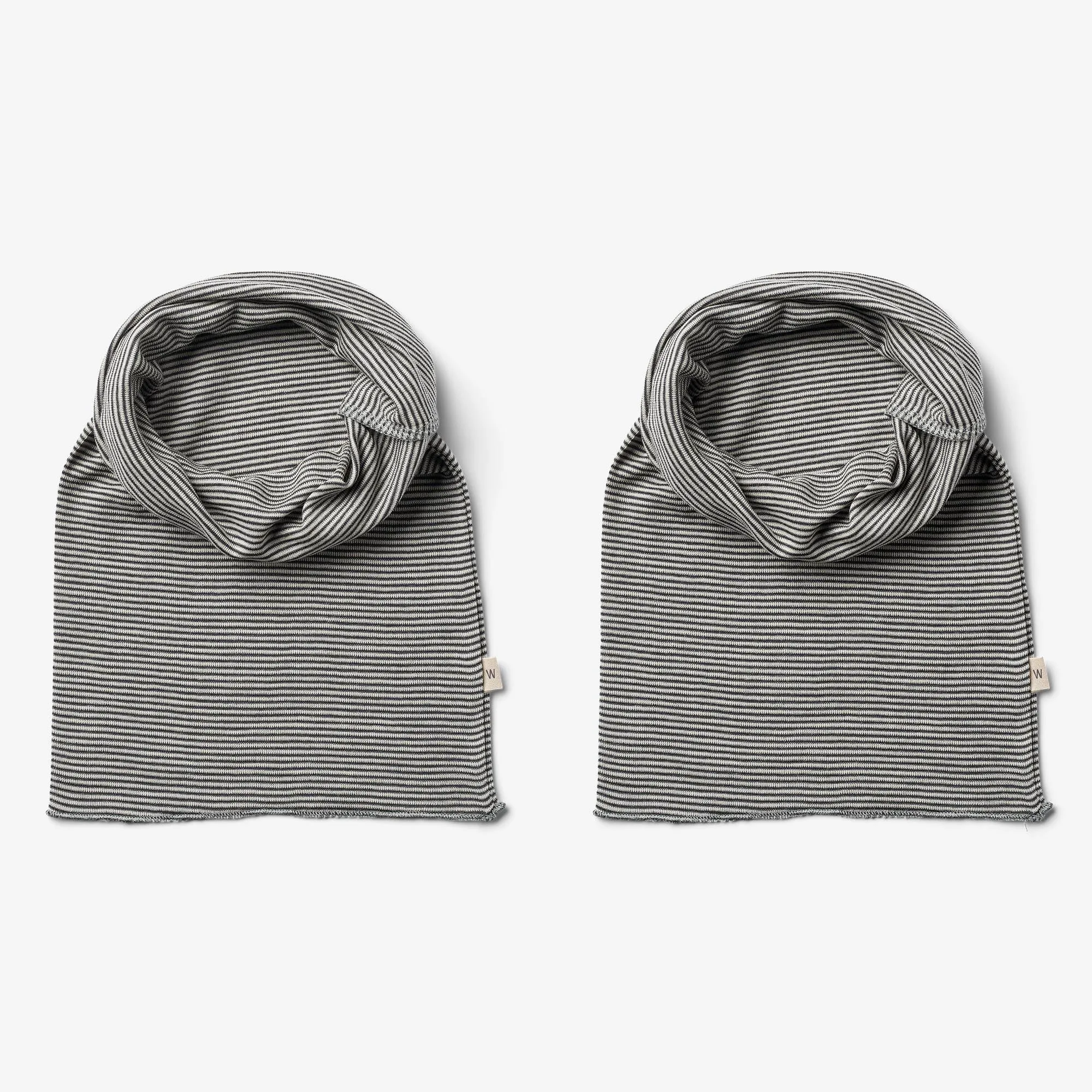 2 Wool Neckwarmer Arta - navy stripe