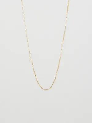 22" Thick Vintage Square Chain