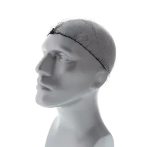 24" Black Latex Free Light Weight Hairnets, Pack of 144