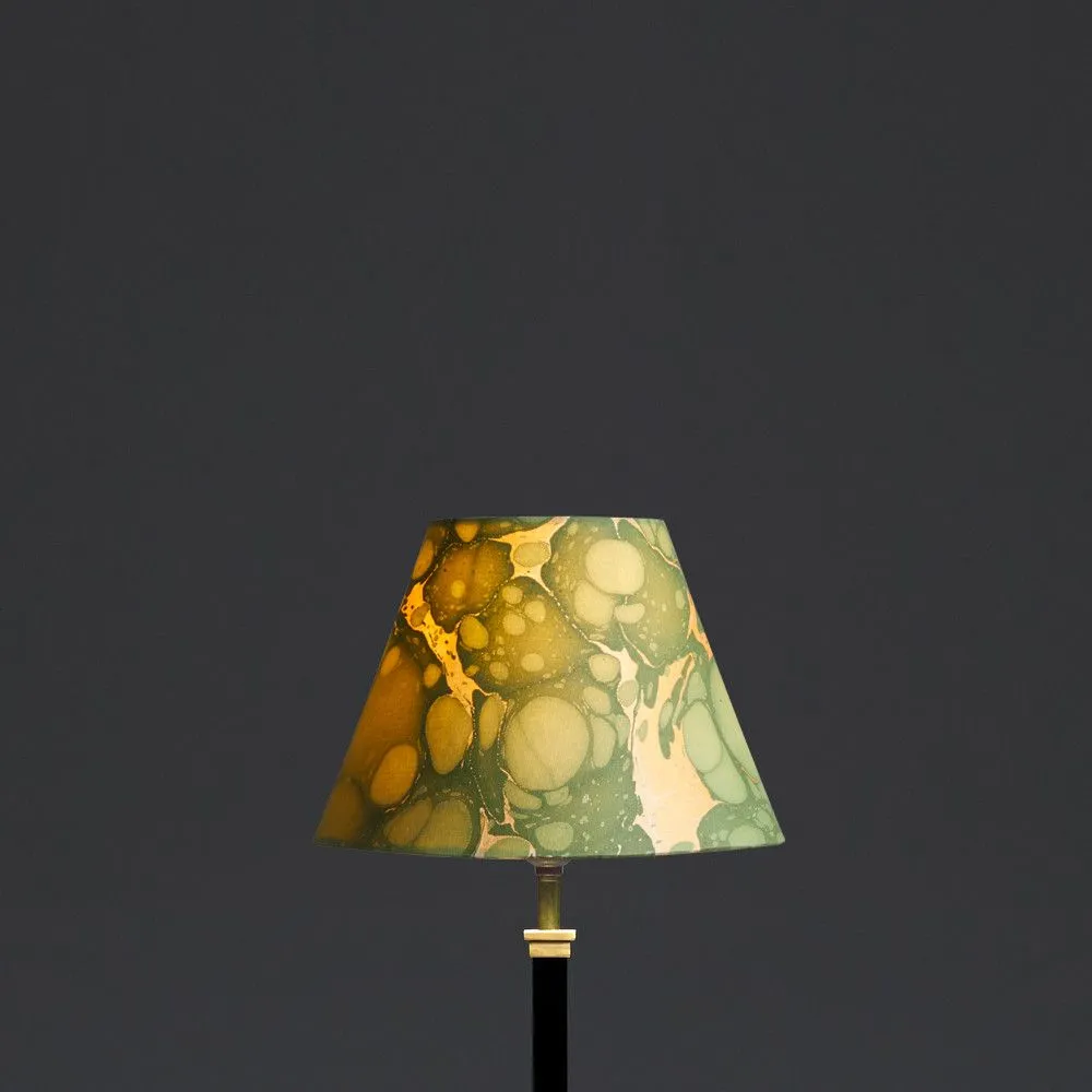 25cm empire hand made marble paper shade in foglia