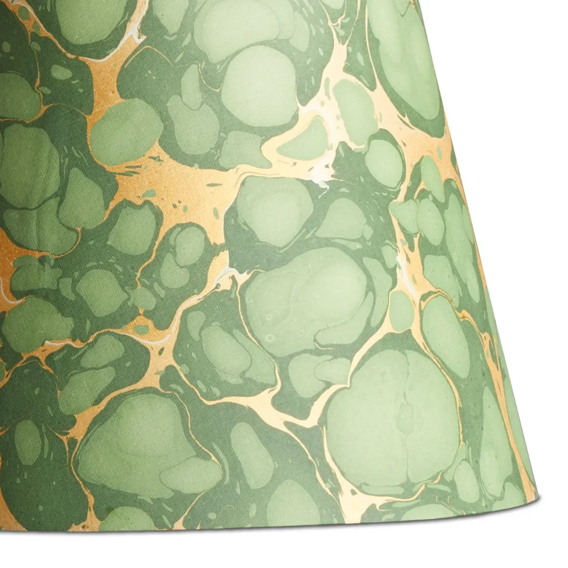 25cm empire hand made marble paper shade in foglia