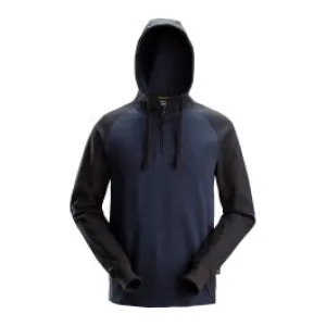 2842&#x20;Work&#x20;Hoodie&#x20;Two&#x20;Tone&#x20;Half-Zip&#x20;-&#x20;Snickers