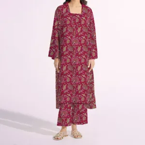 2PC- Unstitched Digital Printed Cambric Suit PS4477