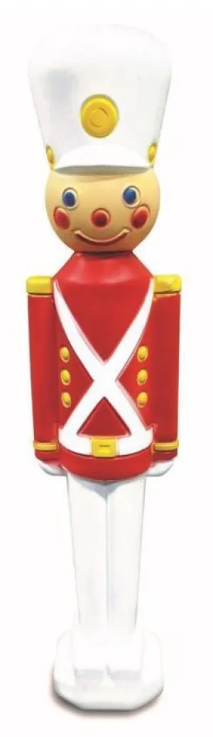 31" Toy Soldier Blow Mold Christmas Decoration
