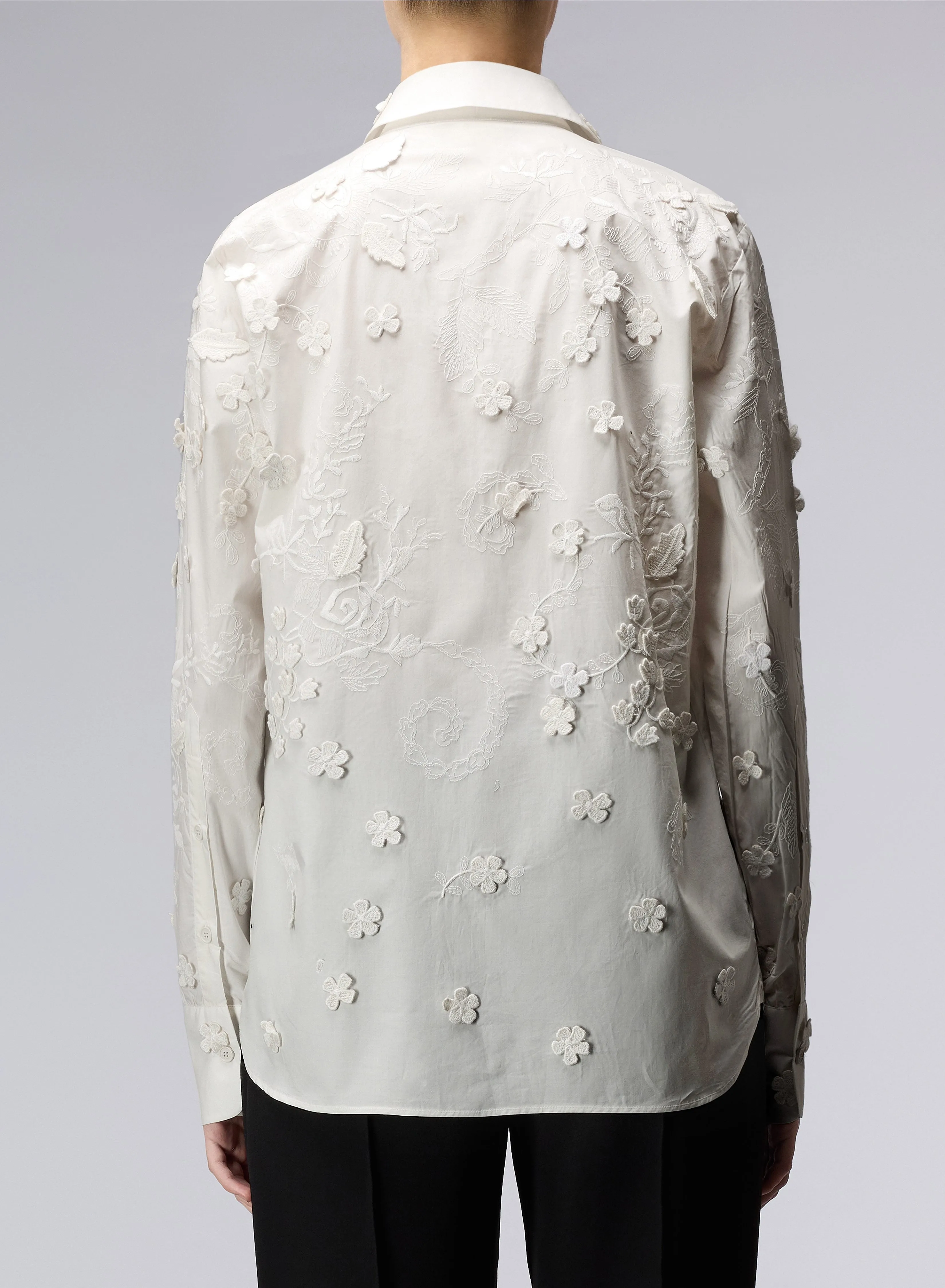 3D Embroidered Cotton Shirt