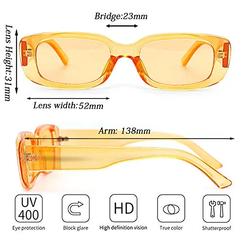 4 Pieces Vintage Style Sunglasses