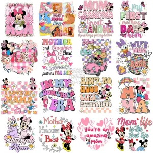 45 Cartoon Mom Mother's Day Designs Bundle PNG
