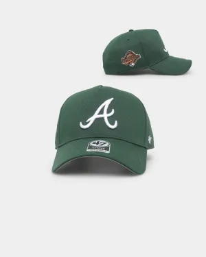 47 Brand Atlanta Braves Sure Shot 47 MVP DT Snapback Dark Green/Grey