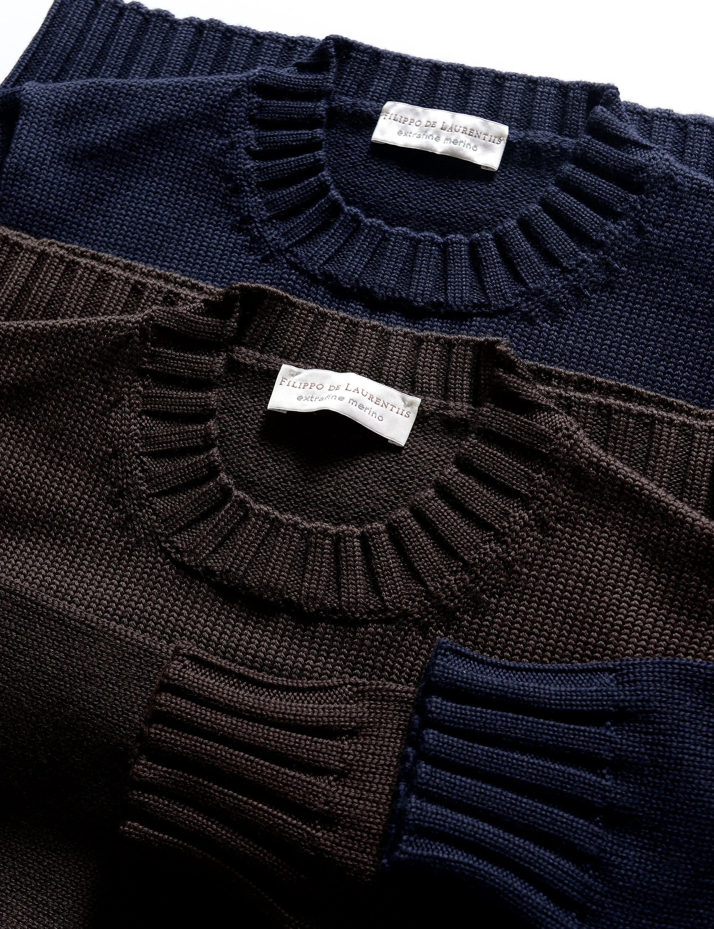 5 Gauge Merino Wool Crewneck - Cioccolato