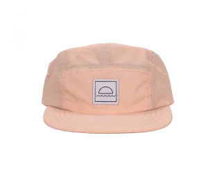 5 panel cap in Petal