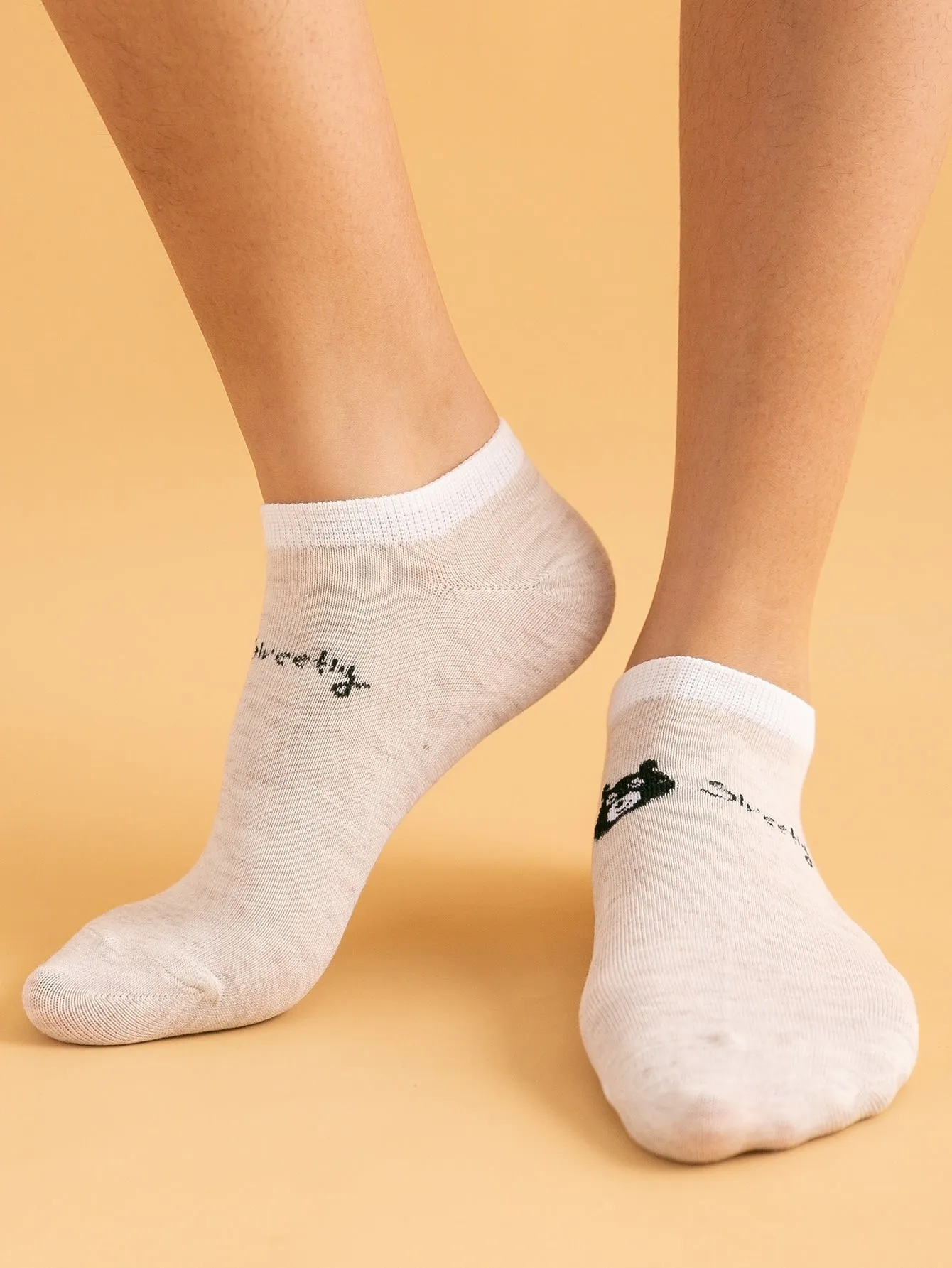 5pairs Umbrella Tree Bear Socks Silly Socks for Women Funky Socks Funny Socks