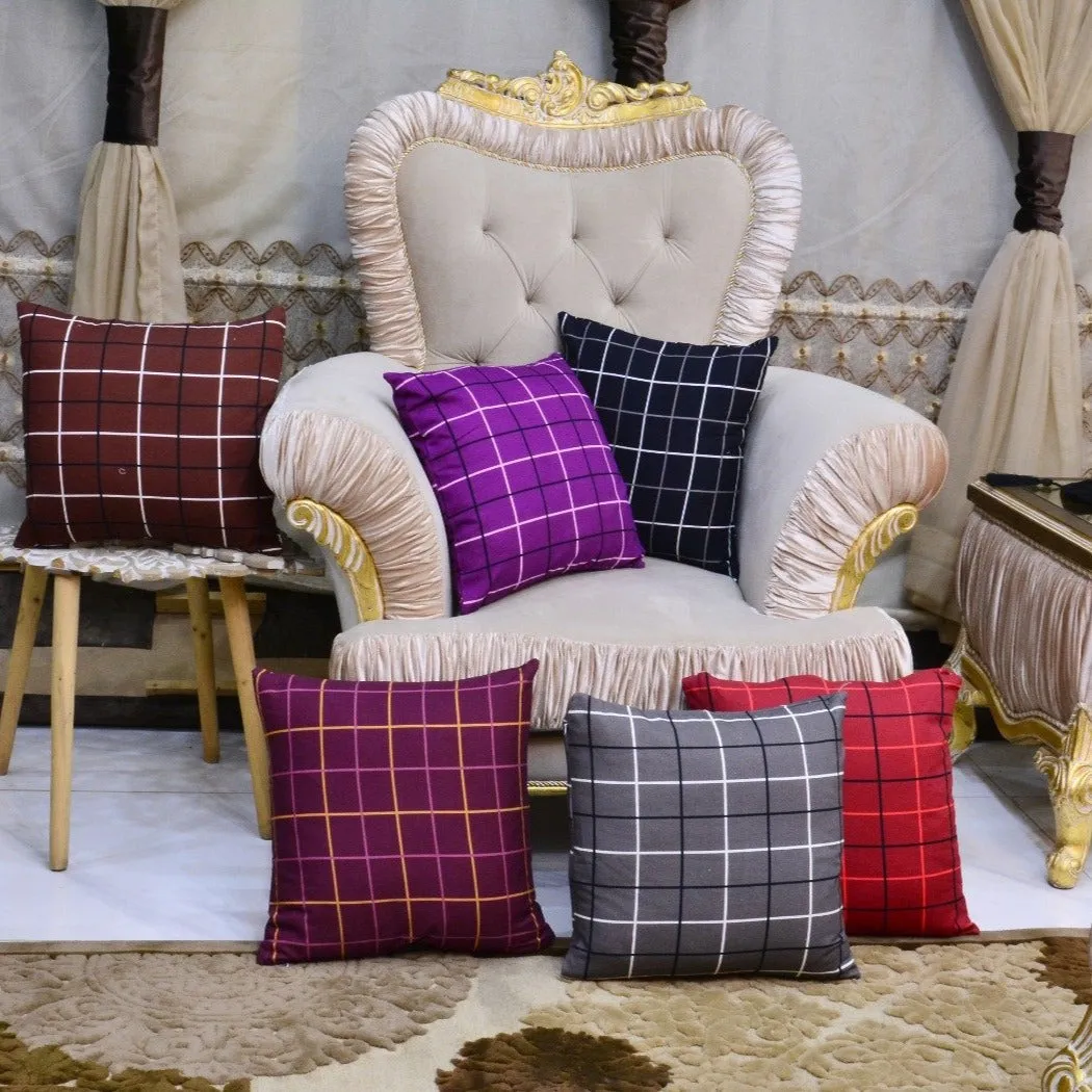 6 PCs Digital Printed Duck Cushions- Blocks