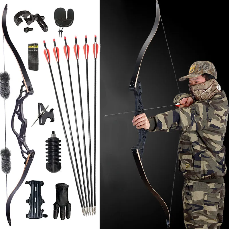🎯62inch Archery 30-60LBS Recurvebow Shooting Range