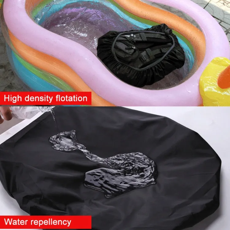 70L Adjustable Waterproof Dustproof Backpack  Rain Cover Portable Ultralight Protective Cover(Black)