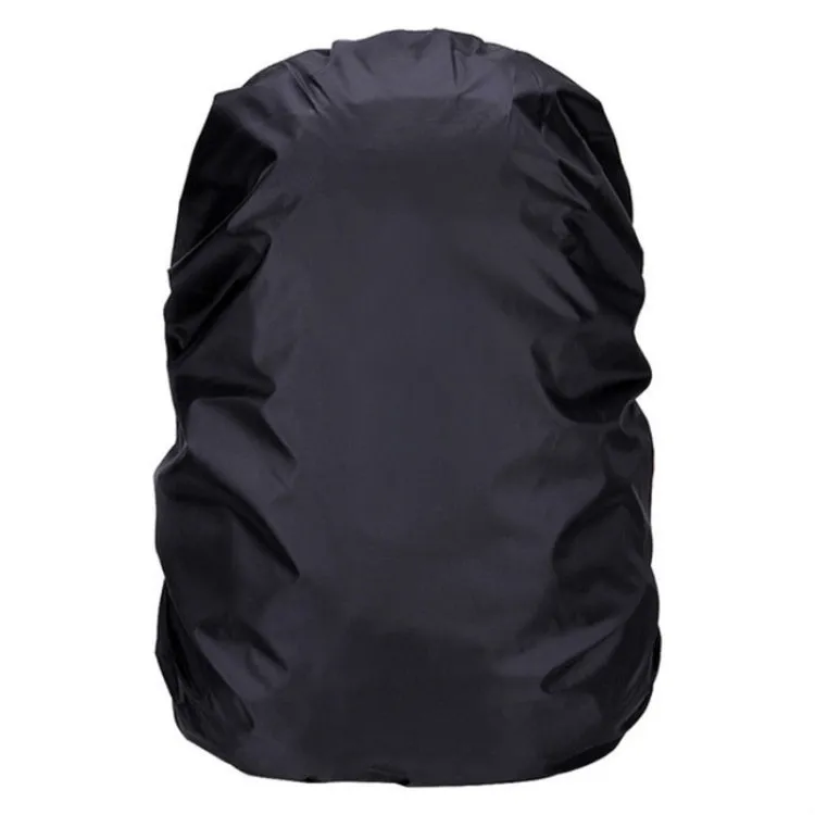 70L Adjustable Waterproof Dustproof Backpack  Rain Cover Portable Ultralight Protective Cover(Black)